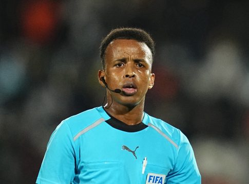 Somali referee Omar Artan