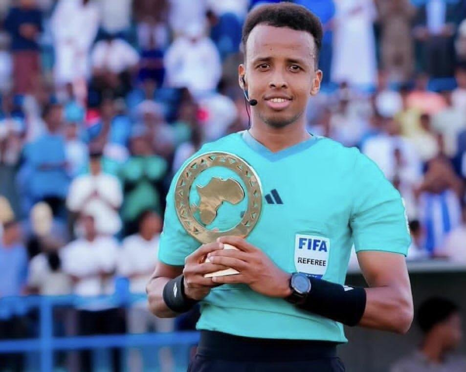 Somali referee Omar Artan