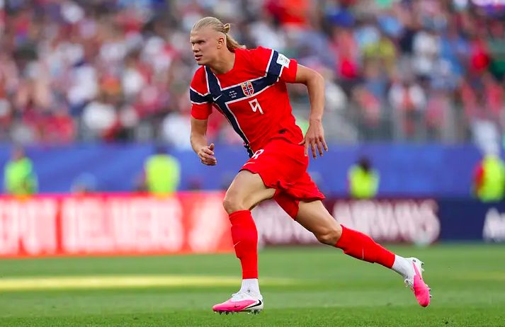 Norway striker, Erling Haaland.