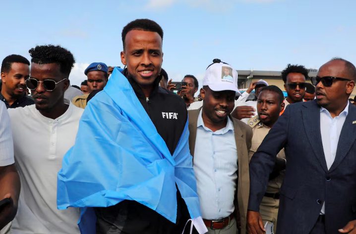 Somali football referee, Omar Abdulkadir Artan