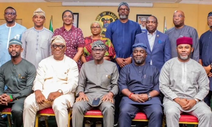 Image from the inauguration of the Local Organising Committee for the maiden National Intermediate Games, scheduled to hold In Lagos State.