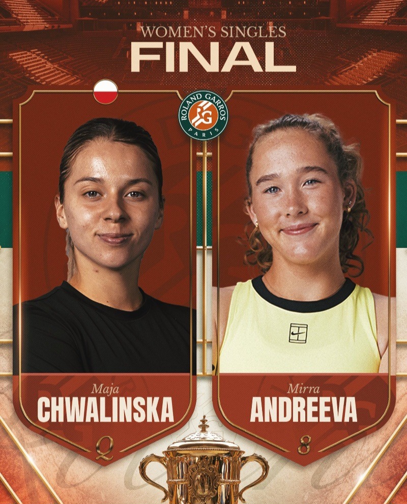 French Open: Chwalinska, Andreeva Set Up Fairytale Finale