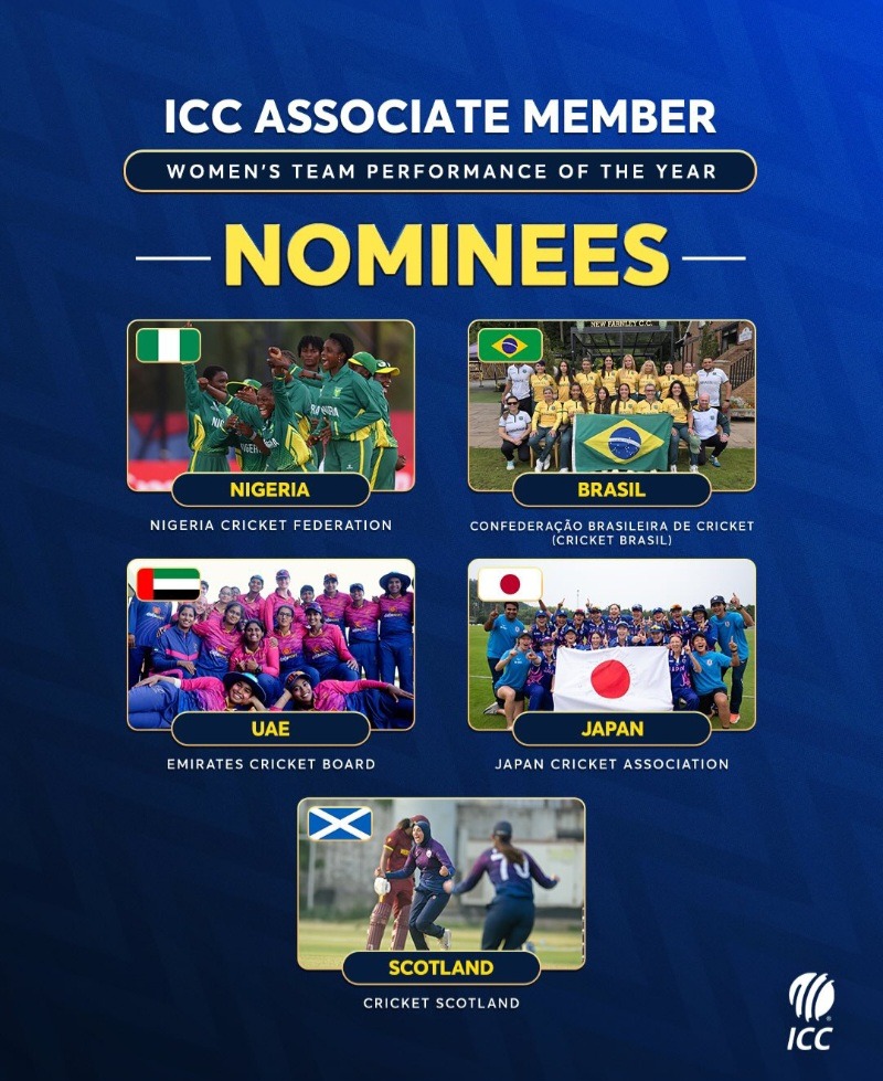 Nigeria Cricket Federation Wins ICC Women’s Team Award