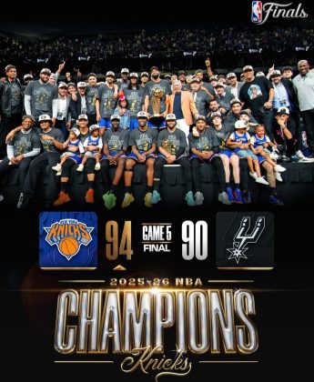 Knicks Beat Spurs, Breaks 53-Year NBA Title Drought