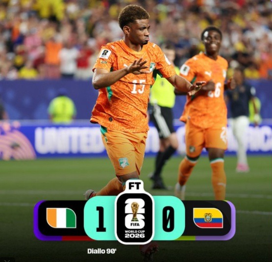 Côte d’Ivoire 1-0 Ecuador
