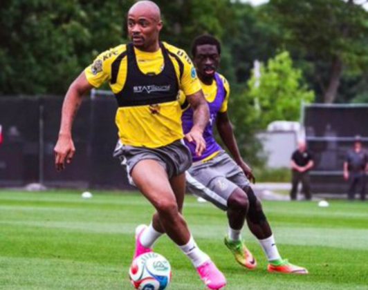 Black Stars of Ghana players in training ahead of 2026 FIFA World Cup match against Panama.