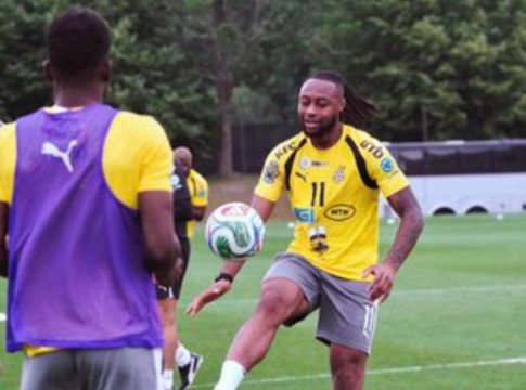 Black Stars of Ghana players in training ahead of 2026 FIFA World Cup match against Panama.