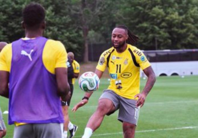 Black Stars of Ghana players in training ahead of 2026 FIFA World Cup match against Panama.