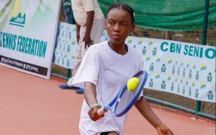 Nigerian tennis star, Etoro Bassey.
