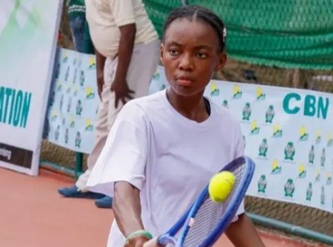 Nigerian tennis star, Etoro Bassey.