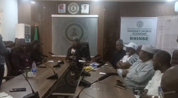 Image of NSC And NFF Partnership Collaboration event in Abuja.