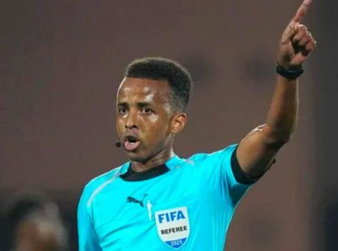 Somali Referee, Omar Artan.