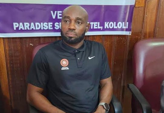 Nigeria's women's wrestling team head coach, Purity Akuh.