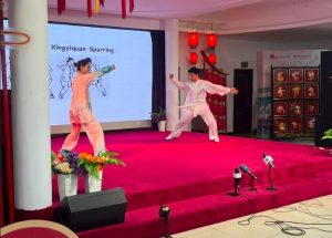 Image of the Passion of Chinese Wushu: Cultural Heritage Chinese Wushu Premium Exhibition, hosted by the China Cultural Centre in Abuja, Nigeria.