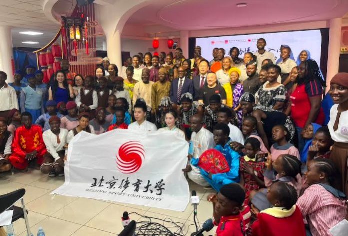 Image of the Passion of Chinese Wushu: Cultural Heritage Chinese Wushu Premium Exhibition, hosted by the China Cultural Centre in Abuja, Nigeria.