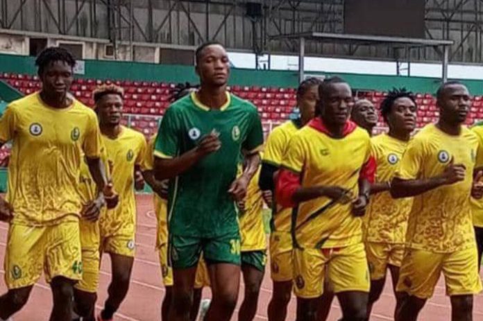 Bendel Insurance players in training