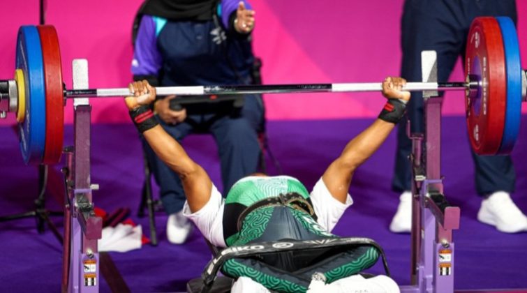 Team Nigeria's Esther Nworgu.