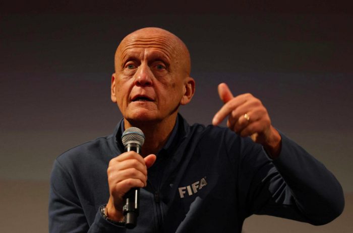 FIFA refereeing chief, Pierluigi Collina