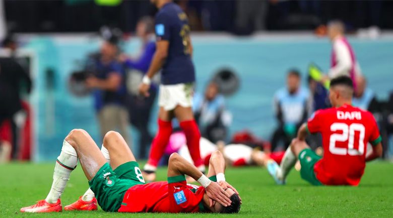 France beat Morocco 2-0 in the 2022 FIFA World Cup.