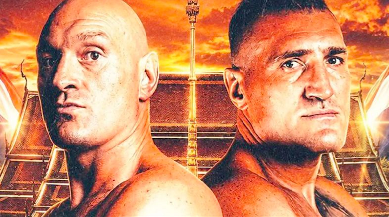 Briton Tyson Fury (L) will fight Polish heavyweight Mariusz Wach (R).