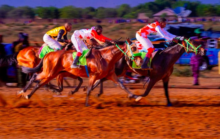 Image of horse racing event in Daura, Katsina State.