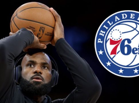 American basketball star, LeBron James.