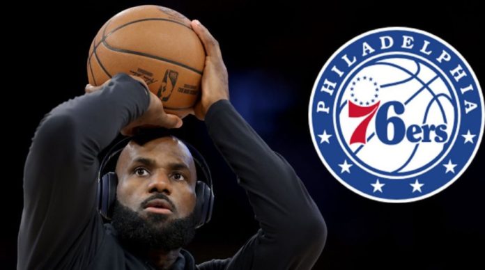 American basketball star, LeBron James.