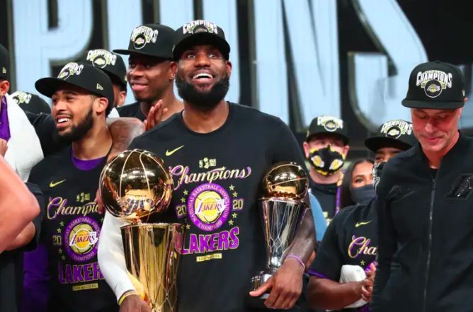 LeBron lakers championship