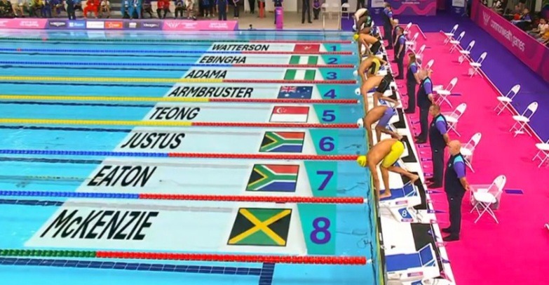 Men’s 50m butterfly event