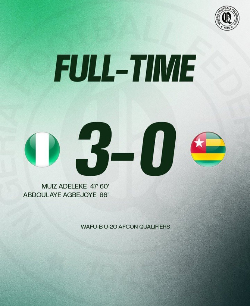 Nigeria u20 Togo