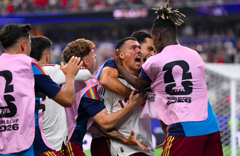 Pedro Porro celebrates goal