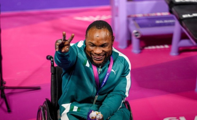 Team Nigeria's Roland Ezuruike.