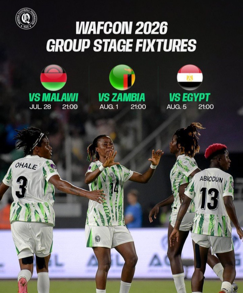 The Super Falcons of Nigeria.