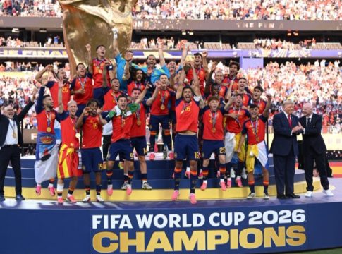 Spain defeated Argentina 1-0 in extra time to win the 2026 FIFA World Cup.
