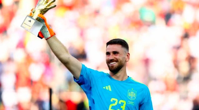 Spain goalkeeper, Unai Simon.