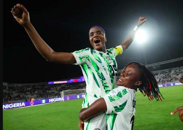 Super Falcons of Nigeria captain, Rasheedat Ajibade.
