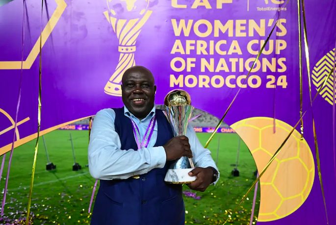 Super Falcons of Nigeria head coach, Justine Madugu.