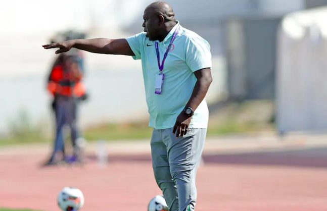 Super Falcons of Nigeria coach Justine Madugu.