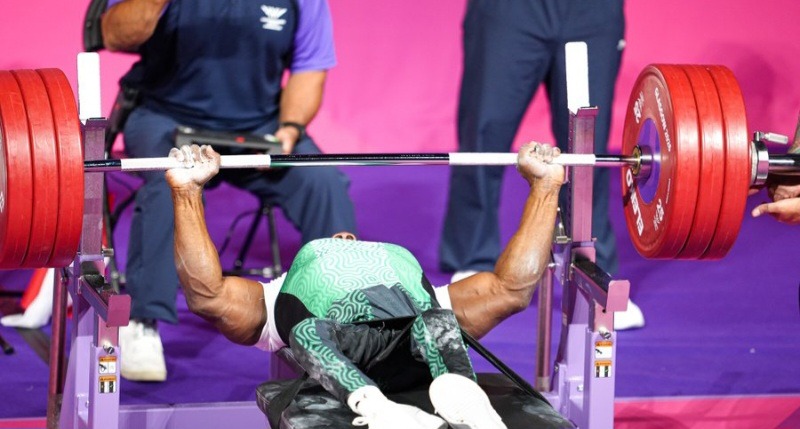 Team Nigeria's Roland Ezuruike.
