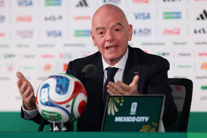 FIFA president ,Gianni Infantino.