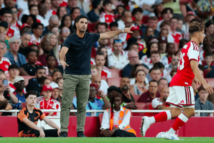 Arsenal manager, Mikel Arteta.