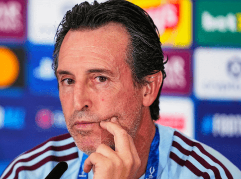 Aston Villa manager, Unai Emery