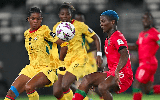 Ghana vs Malawi action