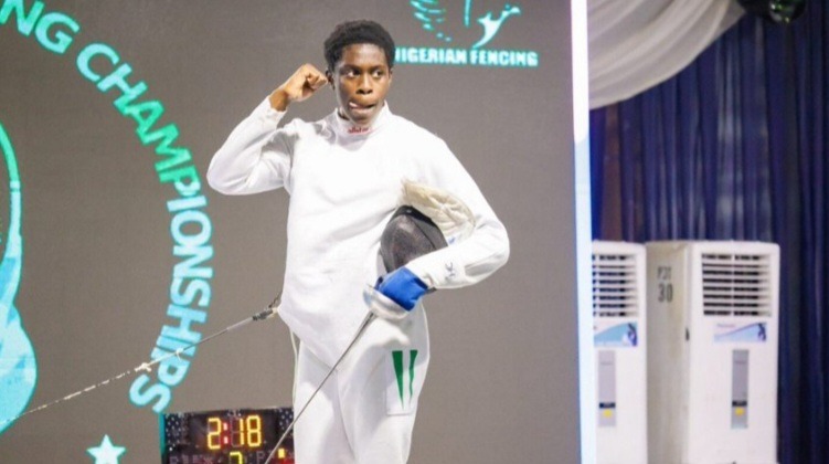 Nigerian fencer, Oghenegaren Esiovwa-Thompson.