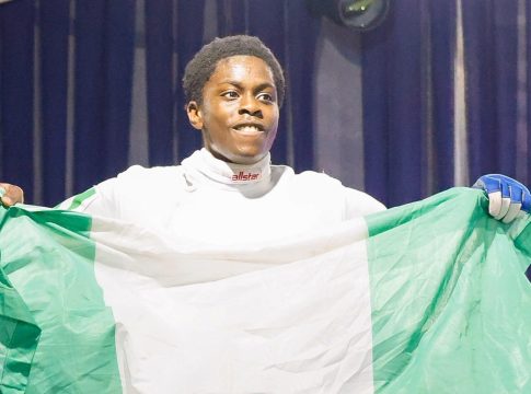 Nigerian fencer, Oghenegaren Esiovwa-Thompson.