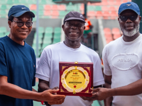 Lagos Lawn Tennis Club Honours Nigerian Tennis Legend Nduka Odizor (C).