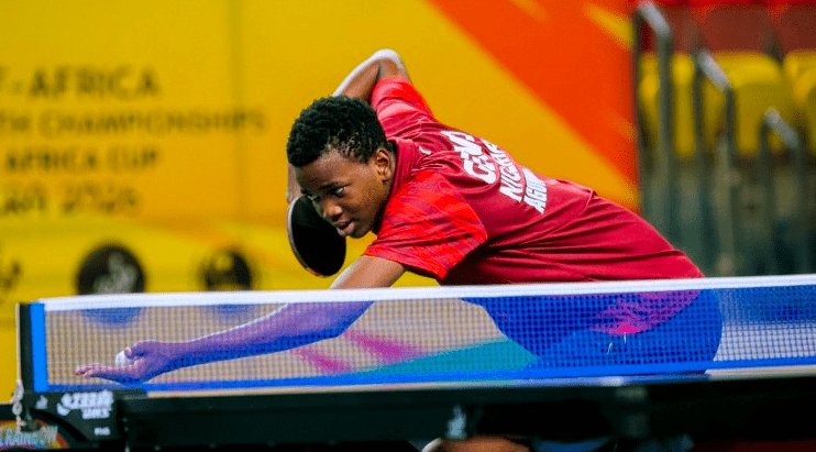 Nigerian table tennis star, Sultan Agunbiade.