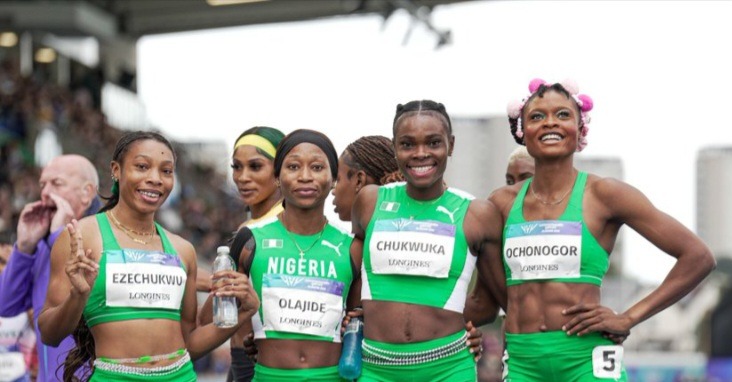 Nigeria's women's 4x100m Relay Team