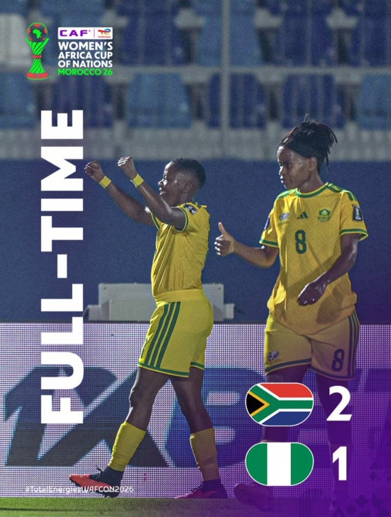 South Africa Ends Nigeria's FIFA World Cup Hopes