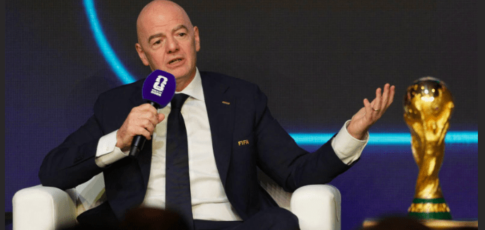 FIFA president, Gianni Infantino